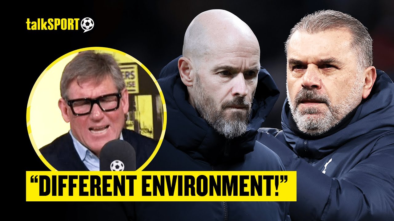 Simon Jordan INSISTS That Big Ange Managing Spurs Is INCOMPARABLE To Ten Hag's Job At Man United! 🔥