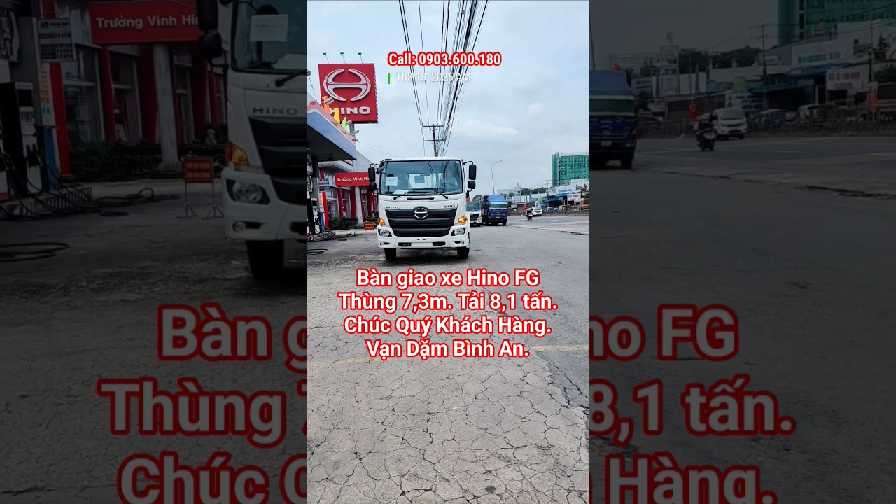 B&agrave;n giao Hino FG cho kh&aacute;ch h&agrave;ng #shorts #hino #hinofg