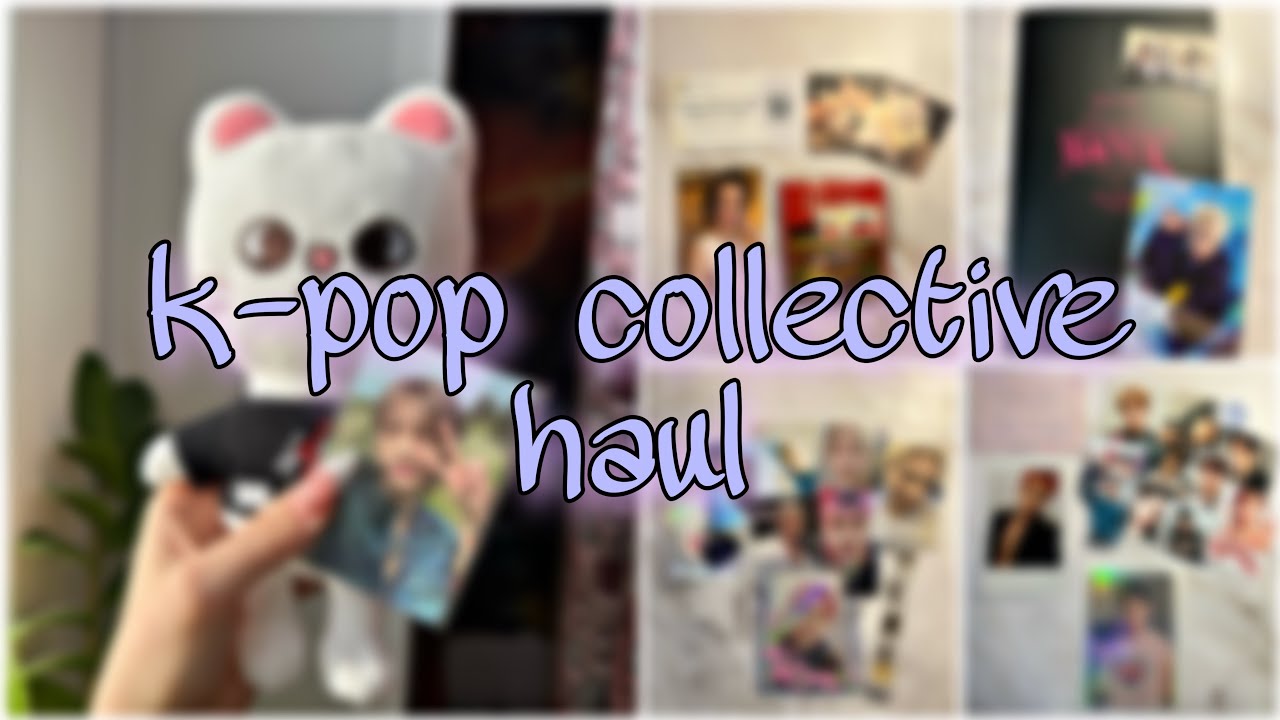 💜k-pop collective haul💜|| распаковка мерча стрэй кидс^^