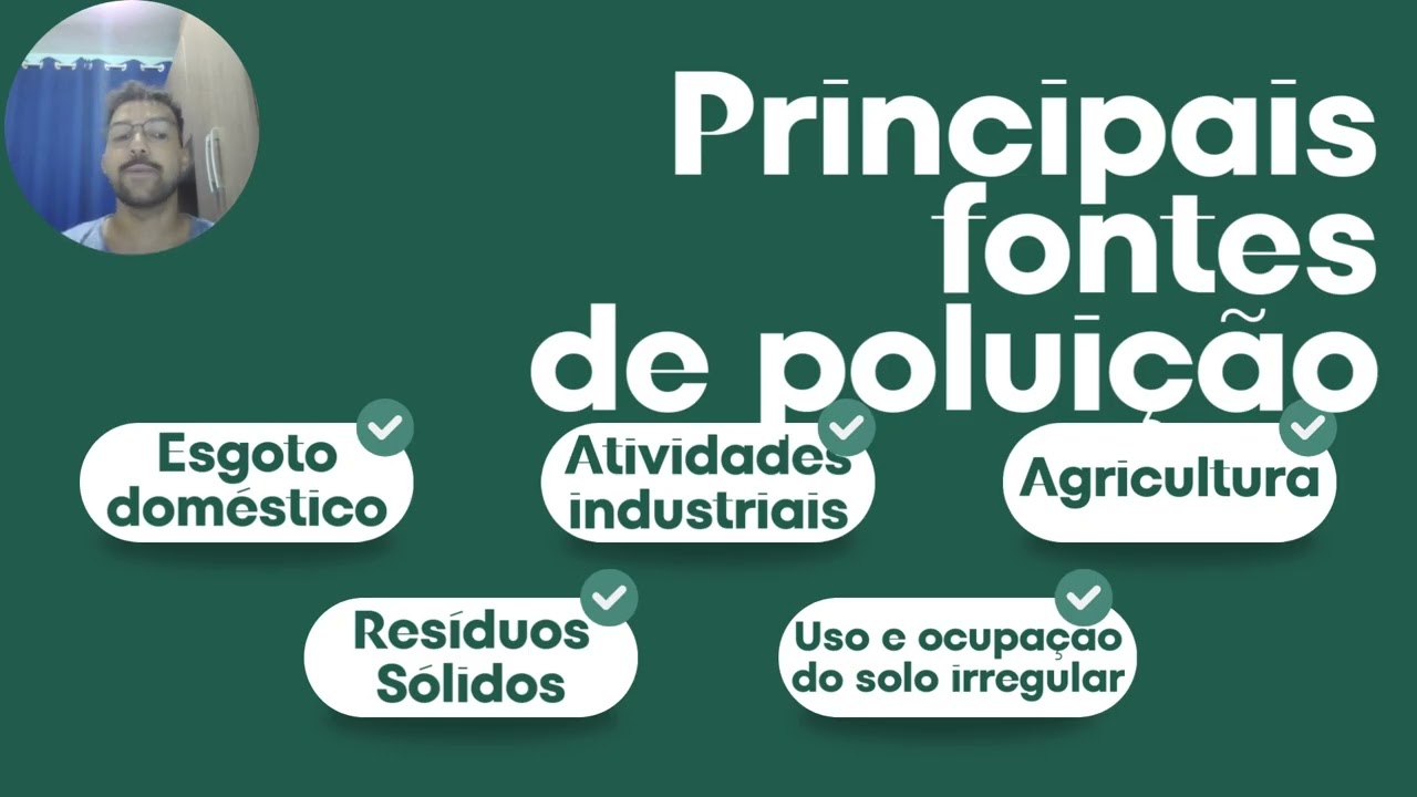 Qualidade da água e poluição em Bacias Hidrográficas