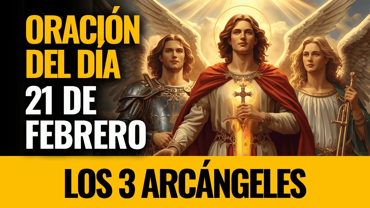 ¡Los 3 Arcángeles derraman paz interior y mental en tu vida! Ruega con fe