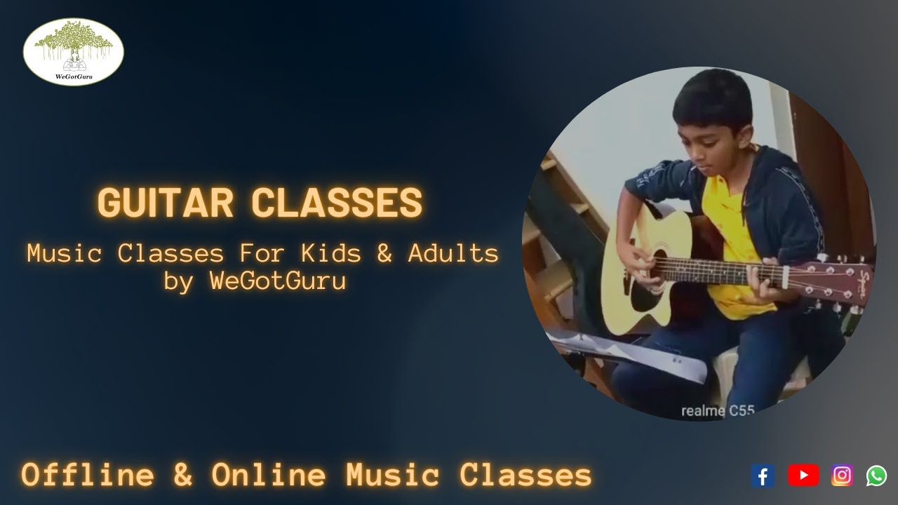 Guitar Classes | WeGotGuru | Online & Offline Music Classes Bangalore