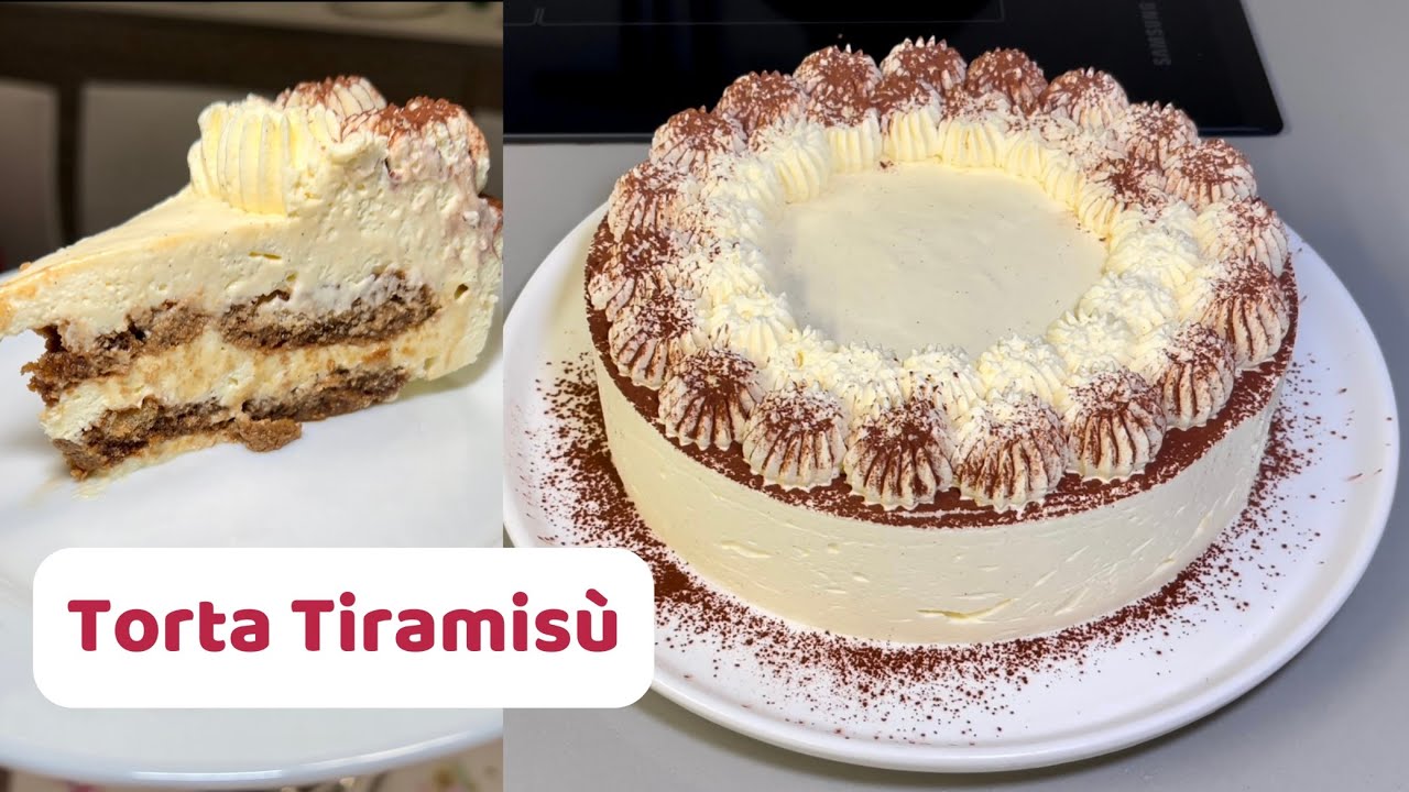 Ricetta Torta Tiramisù - con savoiardi, caffè e cremoso al mascarpone