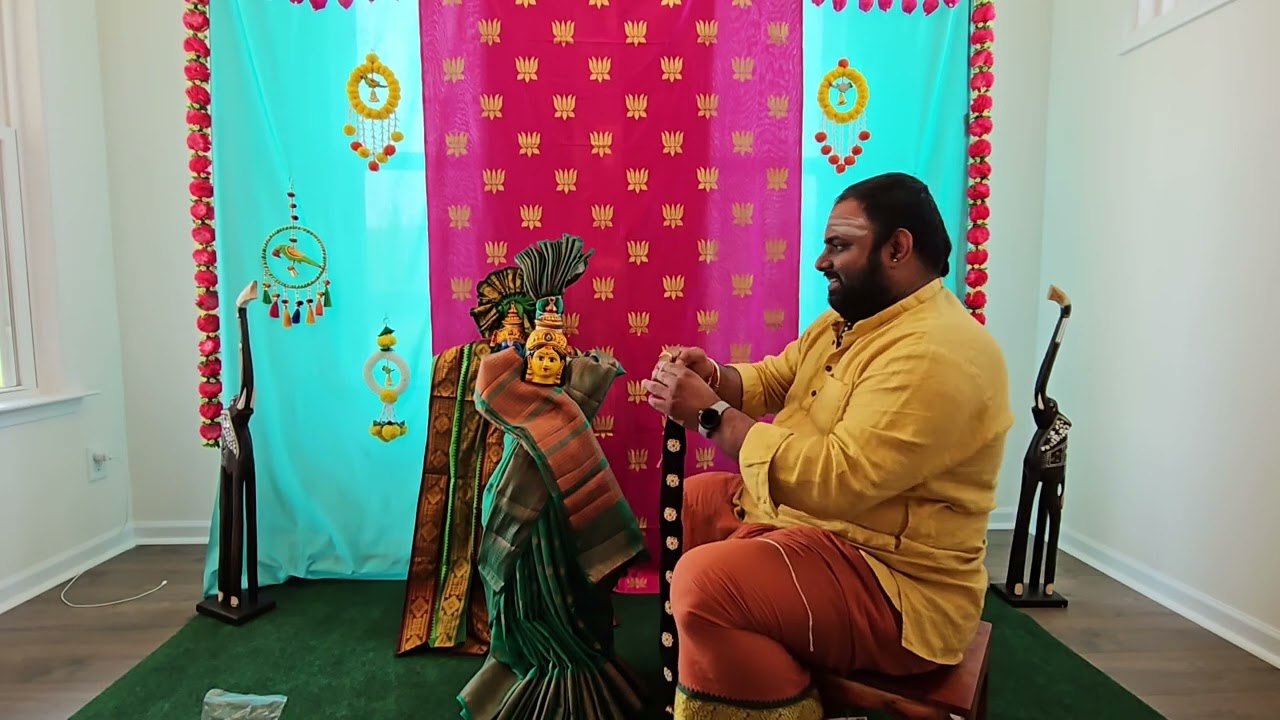 Quick & Easy Vastu Kalyanam Setup for Telangana Traditional Gruhapravesam  Saree Dropping, Intilagam