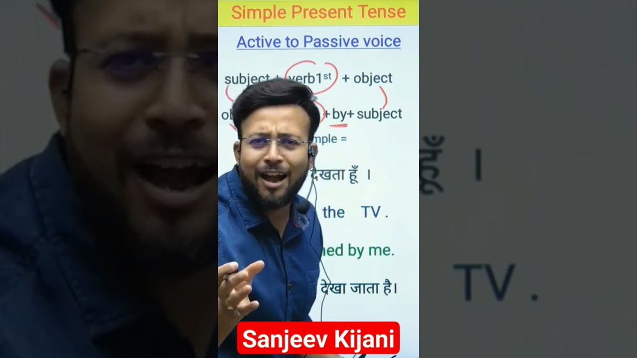 active change into passive simple trike