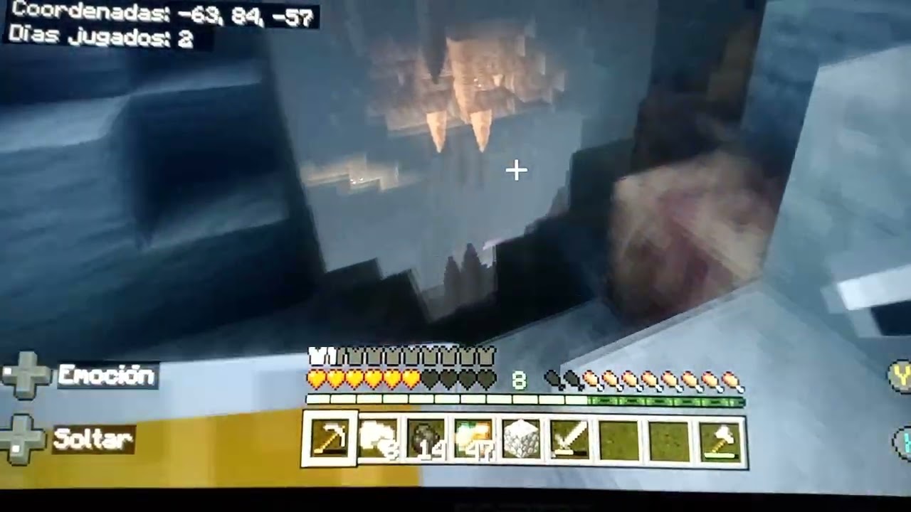 Primera vez jugando Minecraft en Xbox