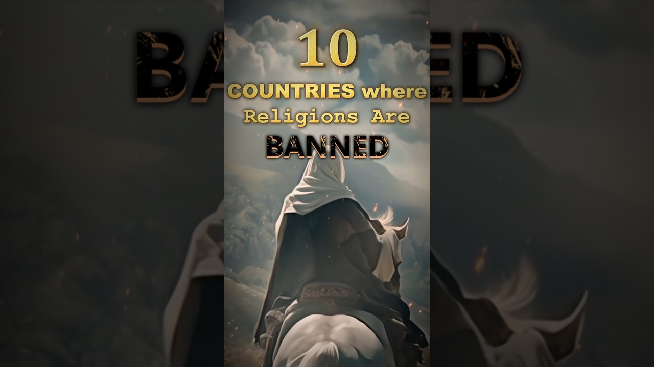10 COUNTRIES where religions are banned #religion #islam #countries