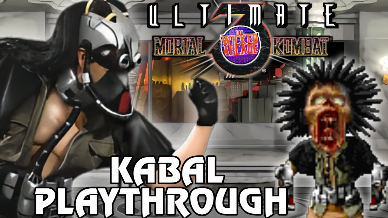 Ultimate Mortal Kombat 3 Arcade Cabinet - Kabal Playthrough 🏃💨