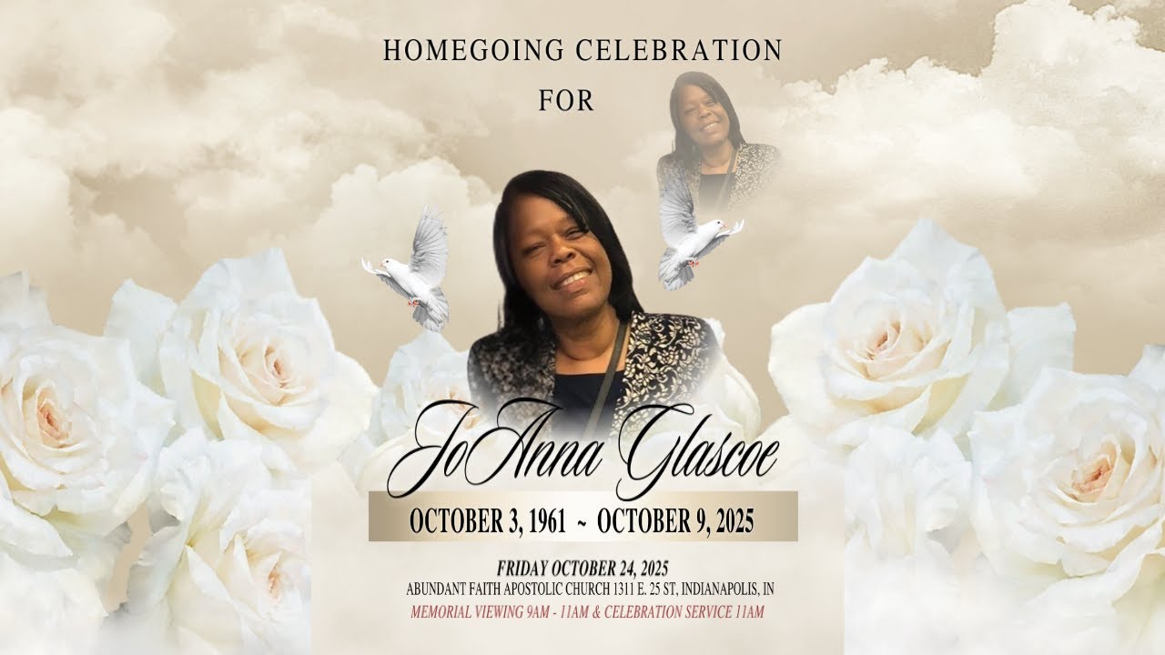 Evangelist JoAnna Glascoe Homegoing Service
