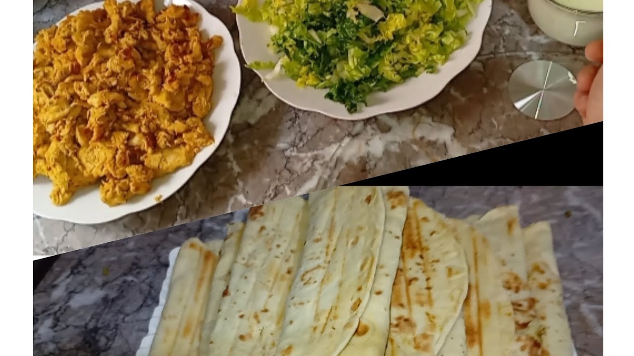 شوارما منزلية💯 بطريقة بسيطة و سهلة التحضير 