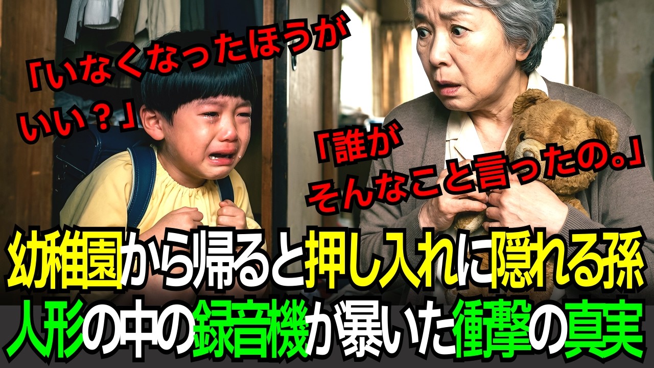 幼稚園から帰った孫のかばんから一枚の絵が…祖母はその場で凍りついた