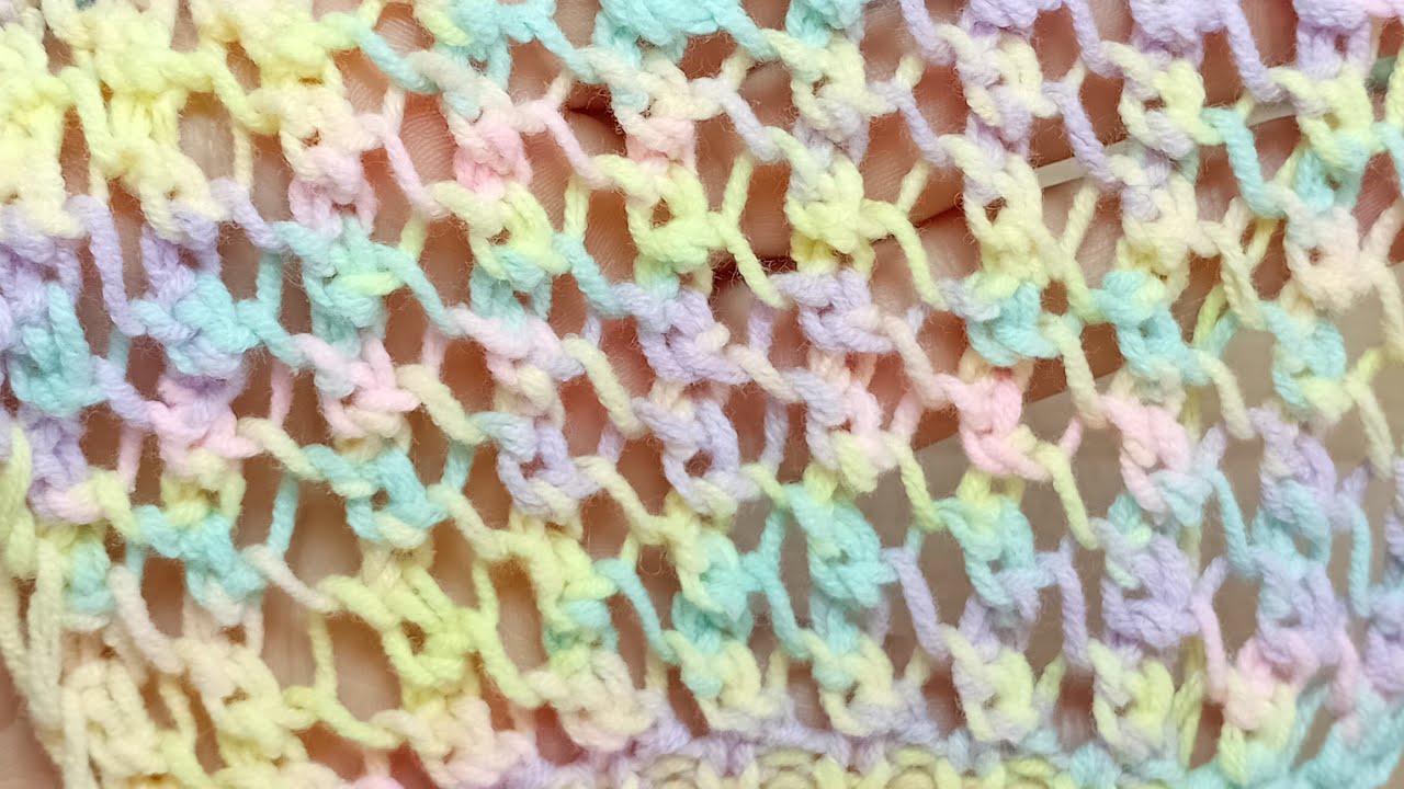 Вяжем красивый и простой узор для начинающих😍.One treatment and this is the result 😍 