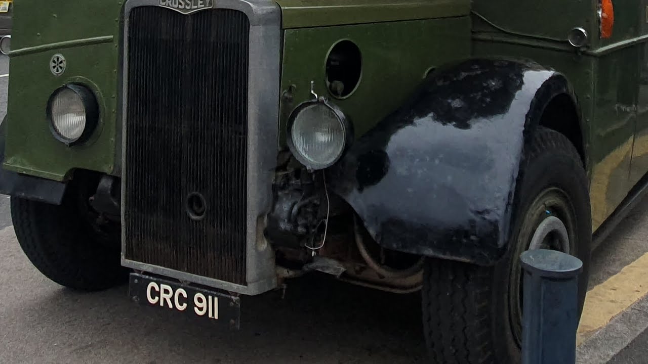 *rare* Preserved derby corporation Brush bodied crossley DD42 CRC911