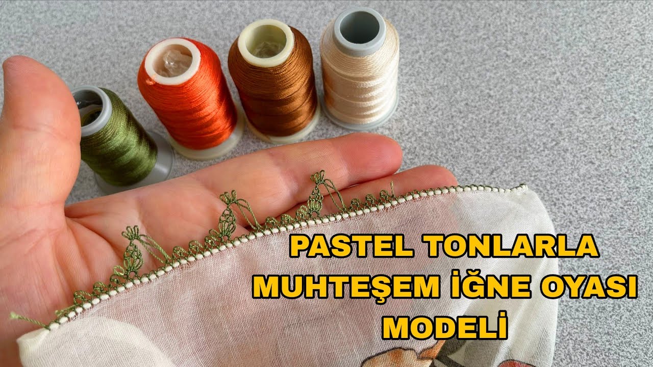 Pastel Tonlarla Şimdiye Kadar Görmediğiniz Güzellikte Bir Model #iğneoyası 