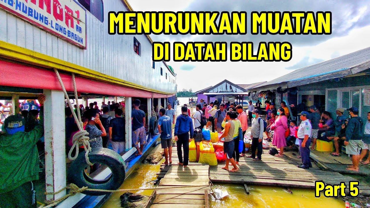 FULL MUATAN..! DISINILAH BARANG BARANG DARI KAPAL AKBAR AMANDA DITURUNKAN DATAH BILANG VILLAGE