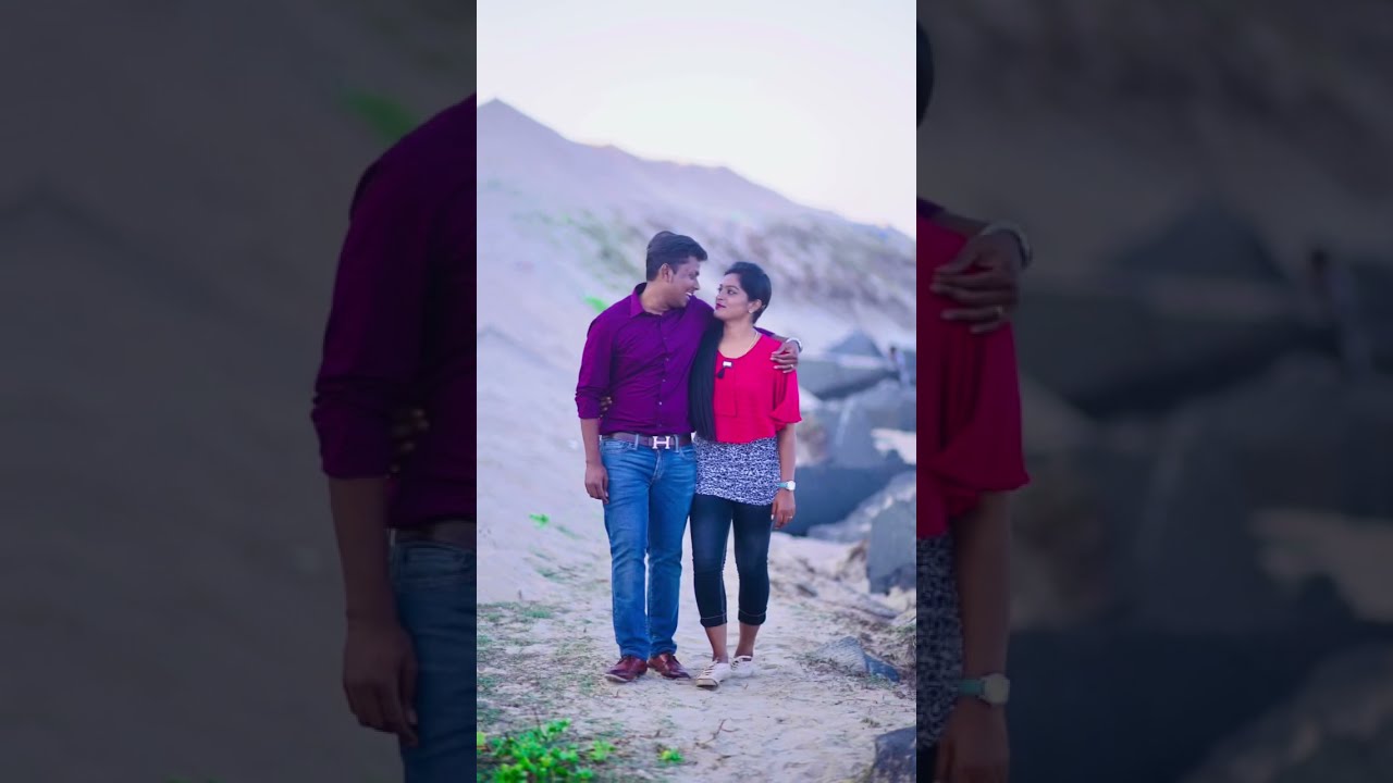 🔥Trending Reel🔥 Post Wedding Outdoor Photoshoot Glimpse 🥰 Happy Vaazhum 😍 #Shorts