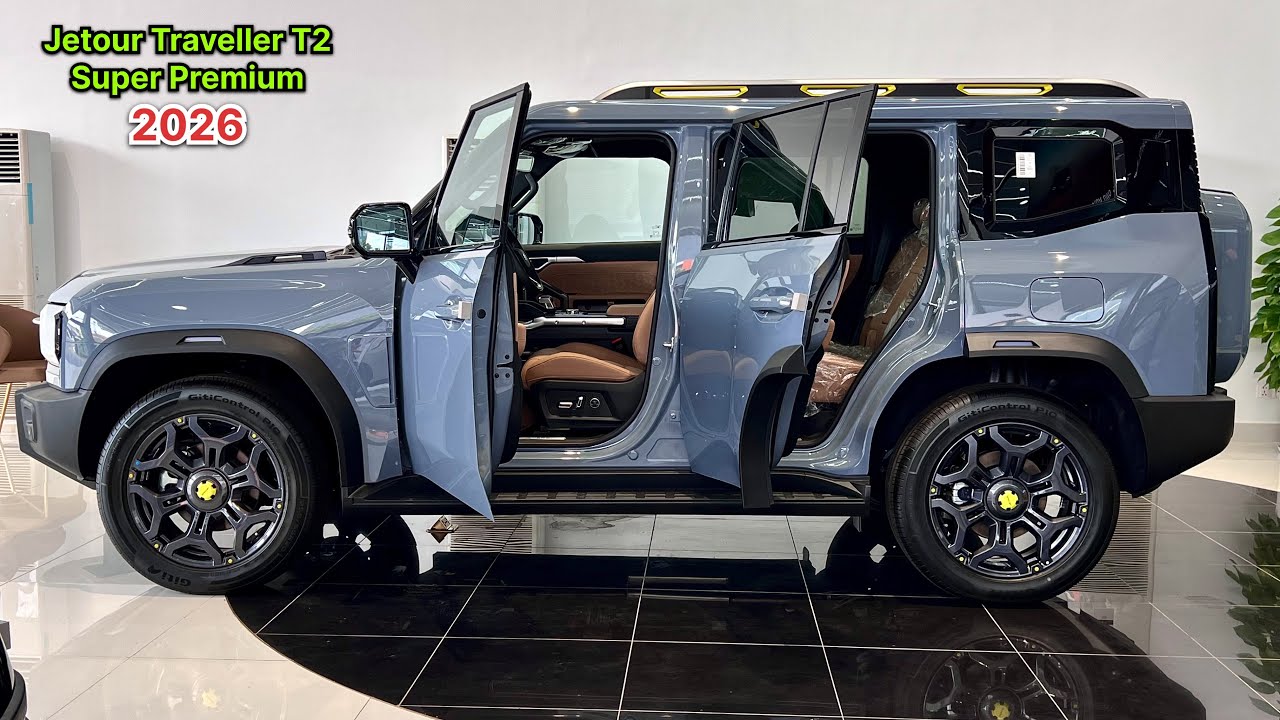Новинка! Jetour Traveller T2 2026 года — суперпремиальная отделка экстерьера и интерьера.