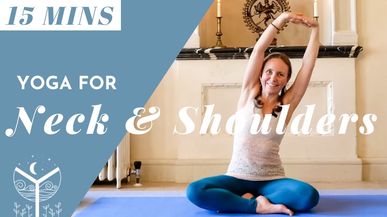 Yoga for Neck & Shoulder Tension Release | 15 Mins Yoga for Neck & Shoulders | Yoga with Joy