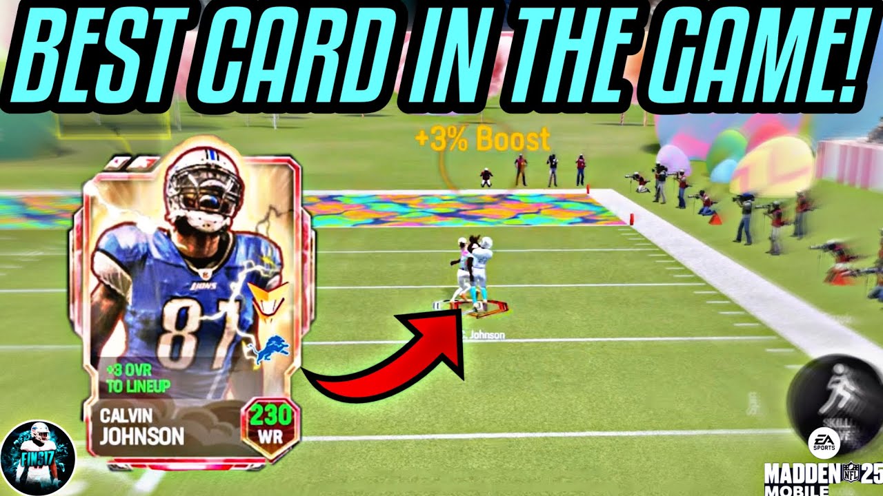 230 OVR CALVIN JOHNSON GAMEPLAY! THIS CARD IS INSANE! Madden Mobile 25