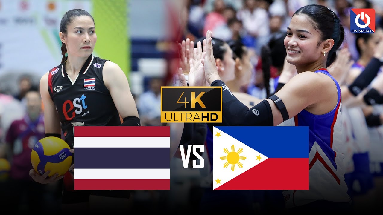 Full 4K | PHILIPPINES vs THÁI LAN | Dàn sao dự VNL của Thái khốn đốn trước Solomon