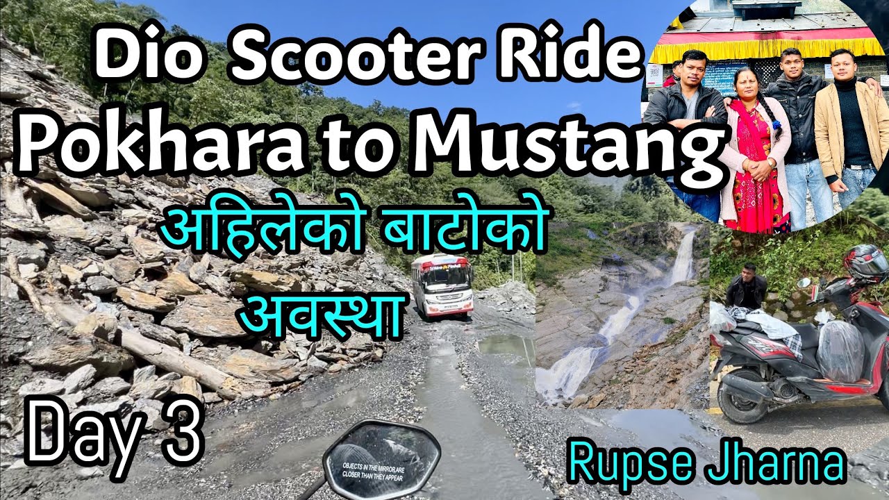Day 3 Mustang Ride on Scooter Pokhara to Mustang, Nepal
