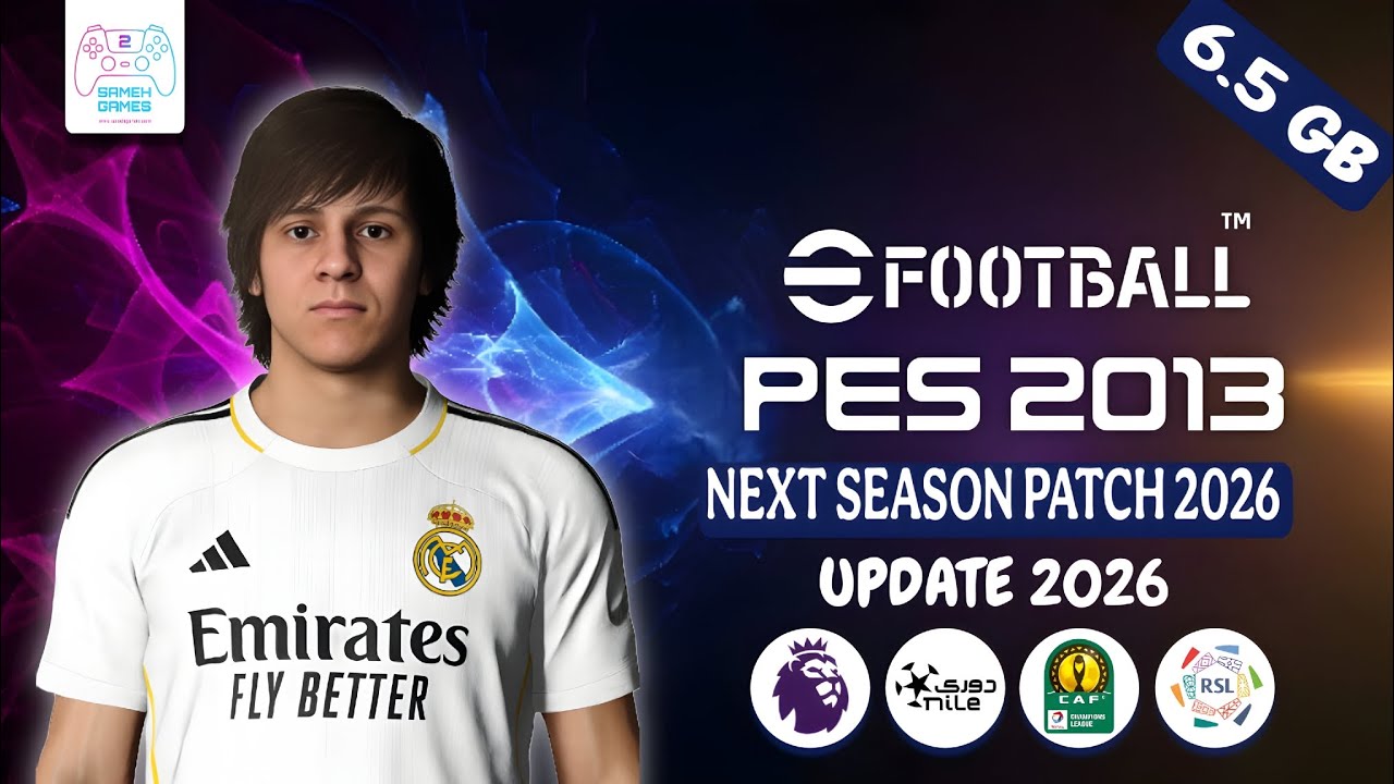 PES 2013 NEXT SEASON PATCH 2026 | LATEST PLAYER TRANSFERS | NEXT GENERATION GRAPHICS