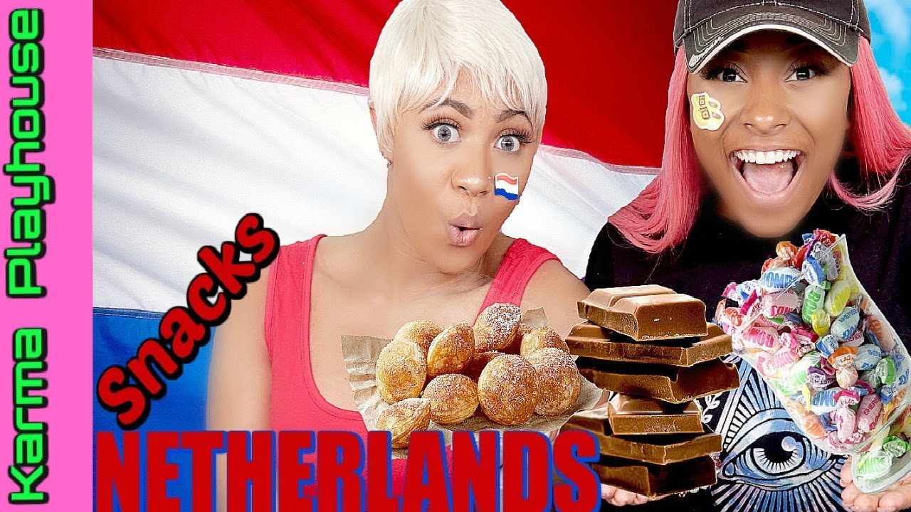 AMERICANS TRY DUTCH SNACKS FOOD & CANDY SNACK CRATE TASTE TEST TRUE REACTIONS Karma Playhouse