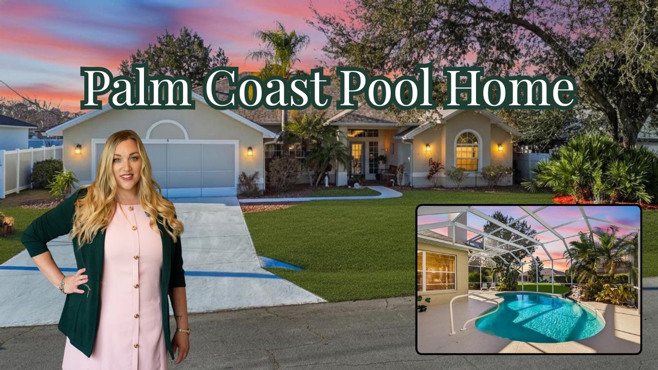 Florida Pool Home with NO HOA + Private Backyard Oasis in Palm Coast