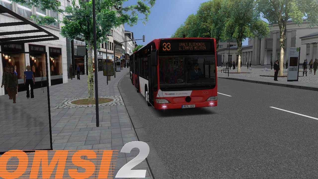 Omsi 2 Gameplay ligne 33 Aachen (non commenté)