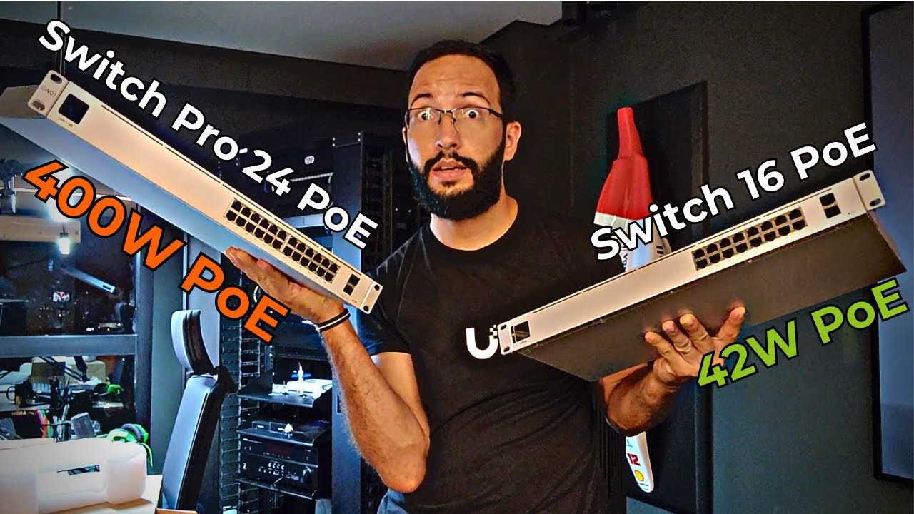 Substituindo o meu Switch Pro 24 PoE por um Switch 16 PoE UBIQUITI