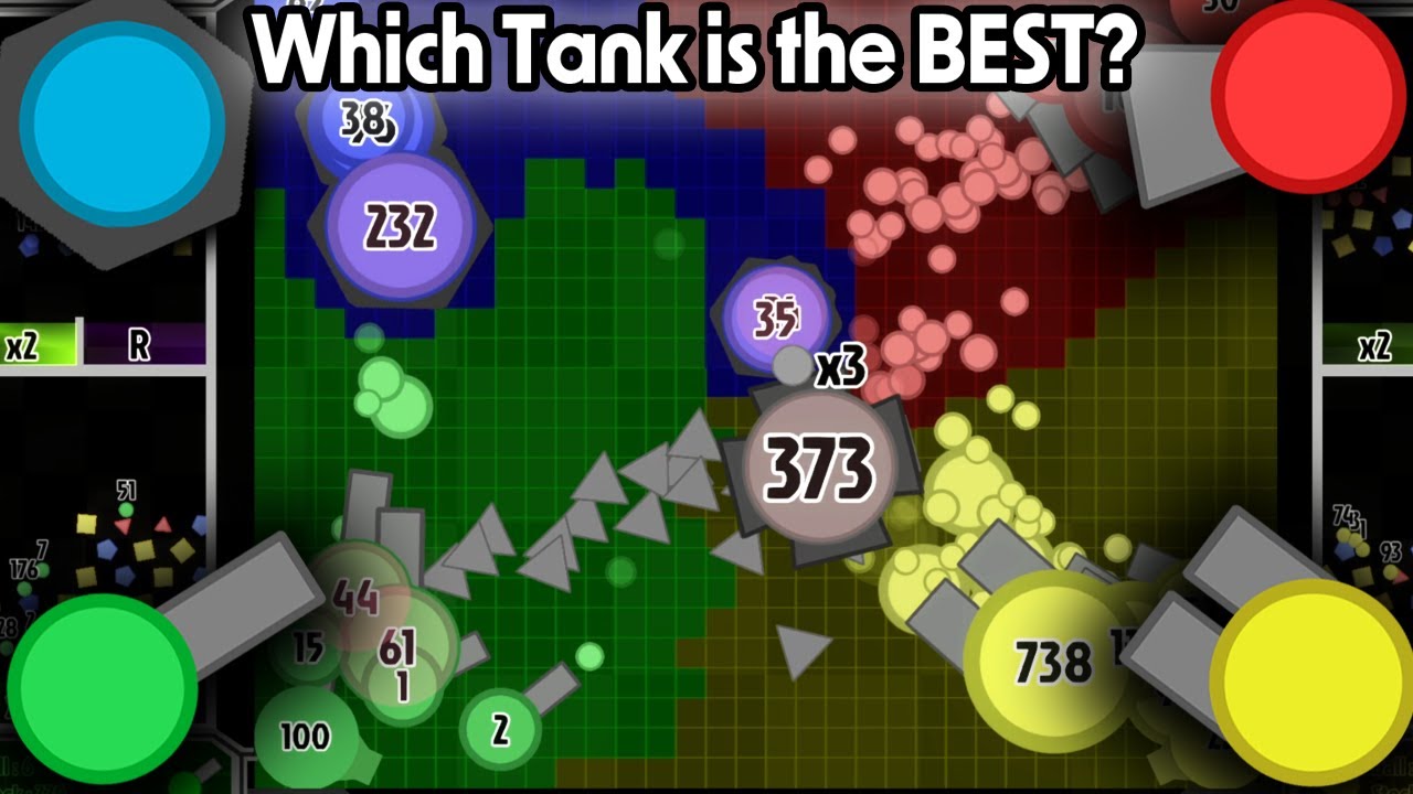 Tank Showdown Tournament - S2 Part 1 | Diep.io-Style Territory War