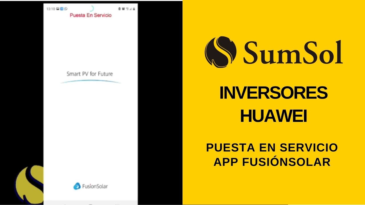 FusiónSolar de Huawei | Cómo realizar una puesta en servicio de un inversor