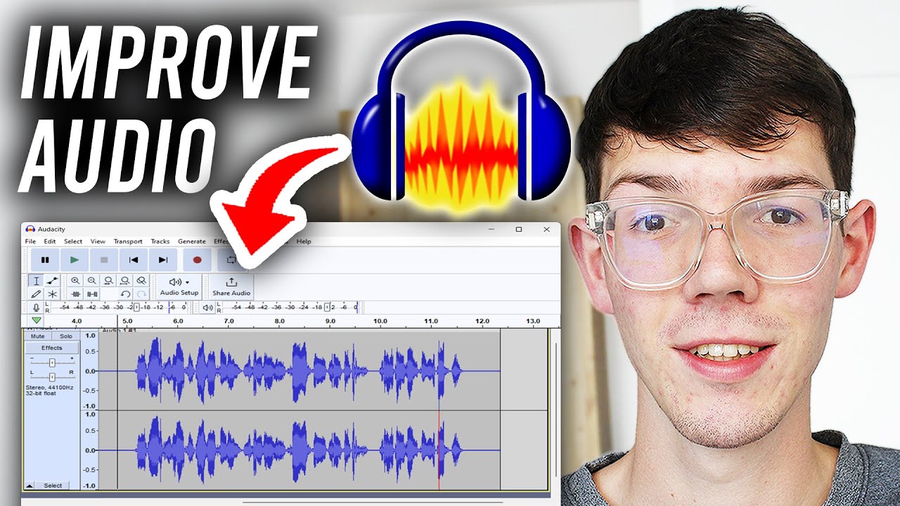 How To Make Audacity Audio MORE Professional & BETTER - Step By Step