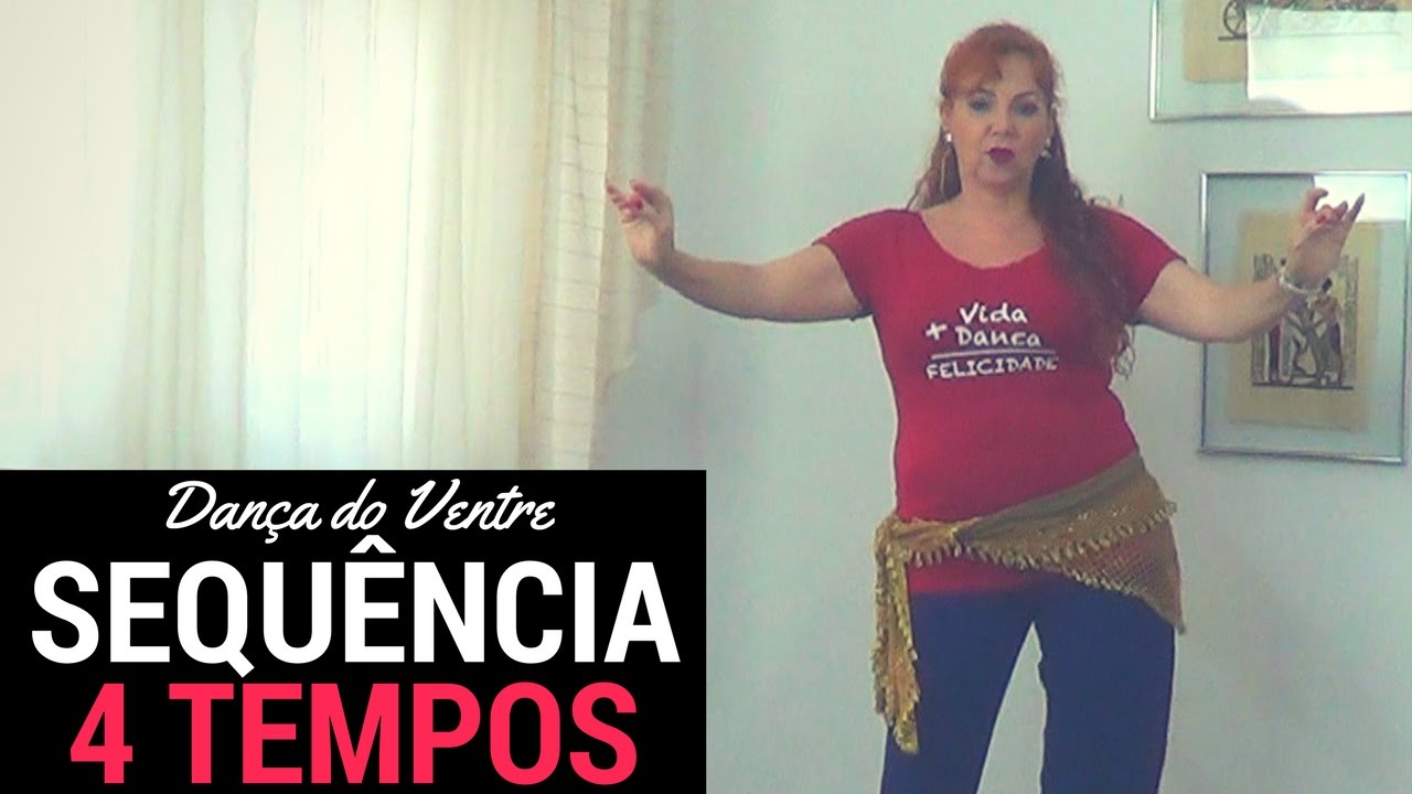 DANÇA DO VENTRE - APRENDA UMA SEQUÊNCIA DE 4 TEMPOS