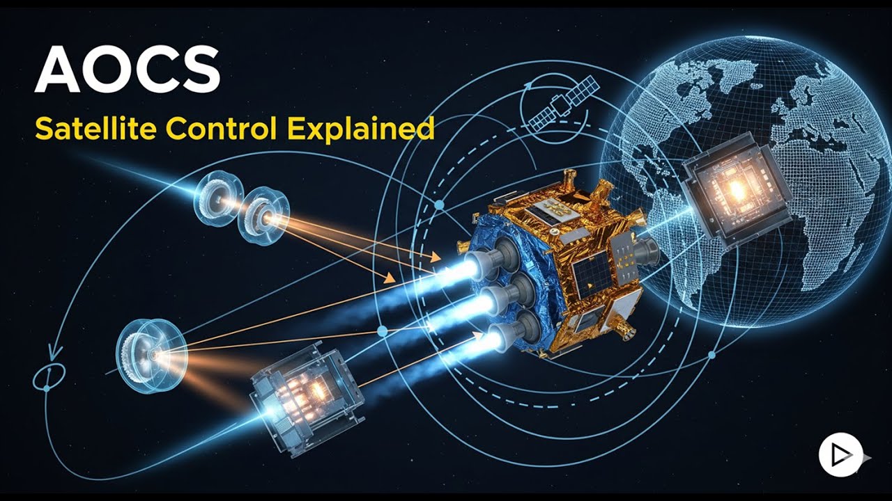 Attitude and Orbit Control System AOCS Controls the satellite's orientation and position