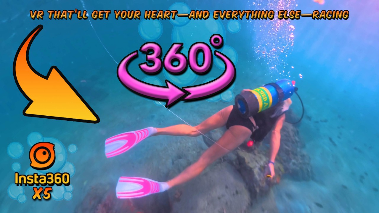 Want to Scuba Dive Underwater in 8K 360° with the Insta360 X5?