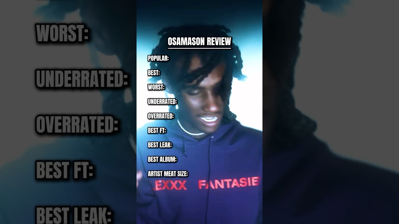 Osamason Review #osamason #review #music #rap #ranking