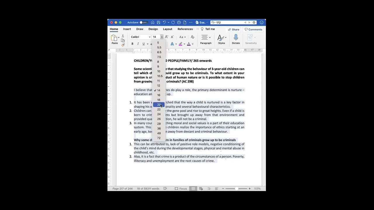 Nature vs Nurture essays class discussion 17 May 2021