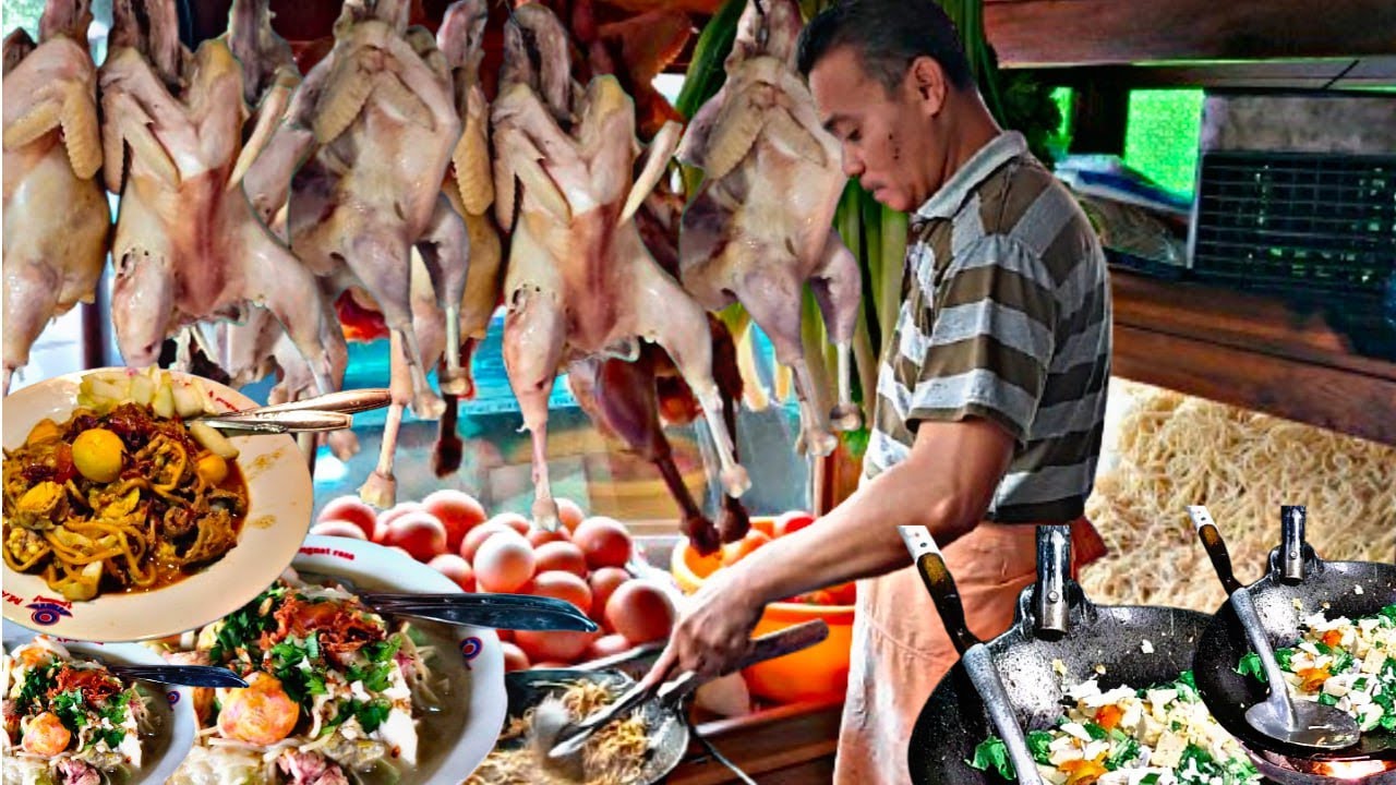 Gilak !! Bakmi Jawa Jogja Khas Gunung Kidul Paling Enak !! Dalam 6 Jam Bisa Menghabiskan 5 Ekor Ayam