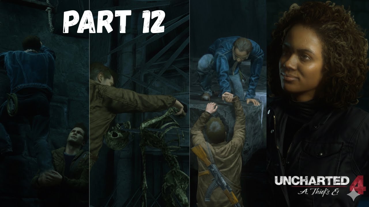 Uncharted 4 A Thief's End 🔥Walkthrough 🌨️ Gameplay 🧟Part 12 🥷   Cathedral [4K FPS]🔥