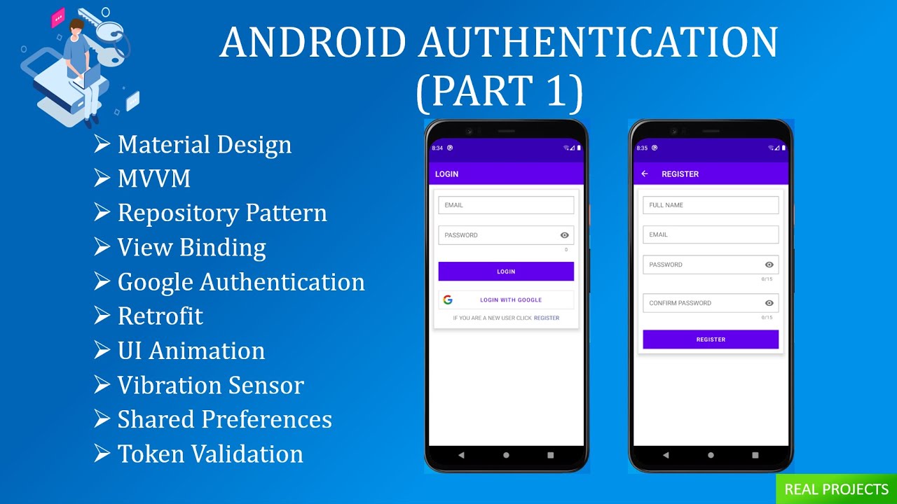 Android Login and Registration Functionality Using Kotlin - Part 1