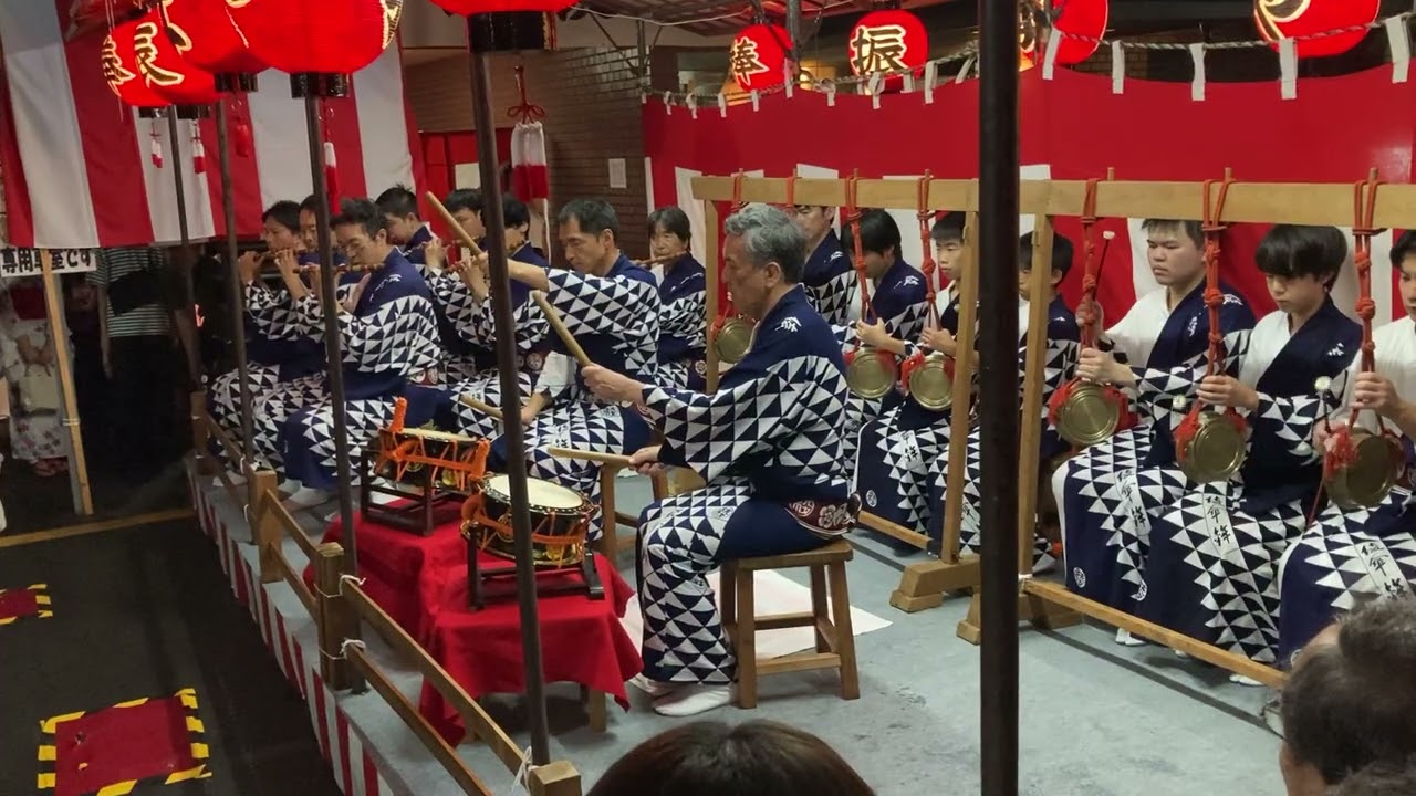 祇園祭2024 宵山　綾傘鉾祇園囃子