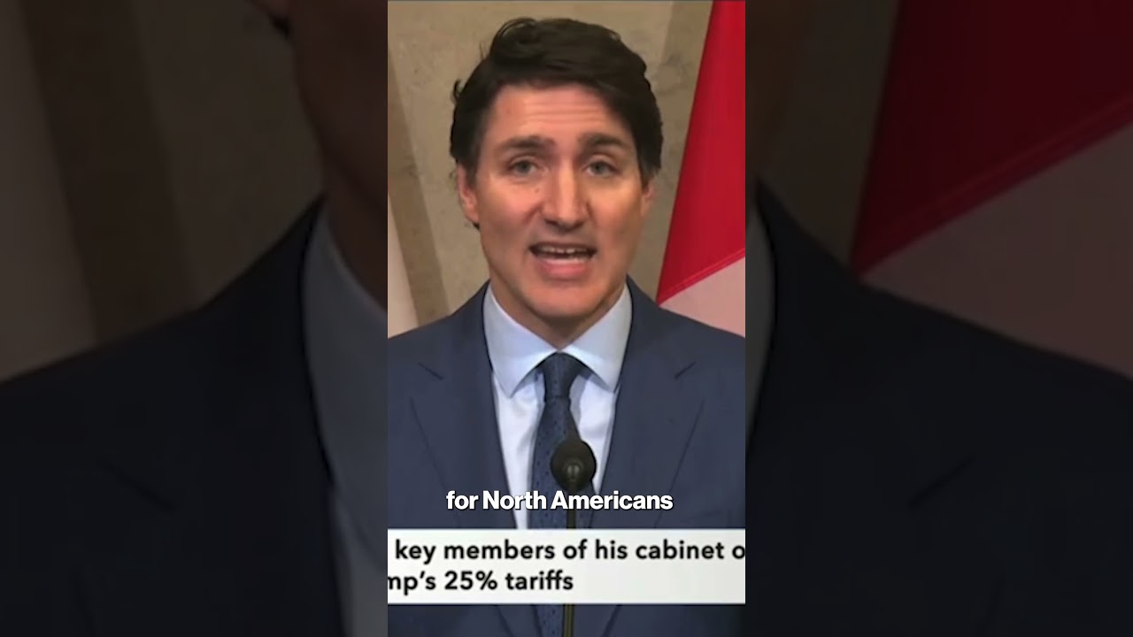 Trudeau's warning to Trump on tariffs: 'Donald, this is a very dumb thing to do' #shorts