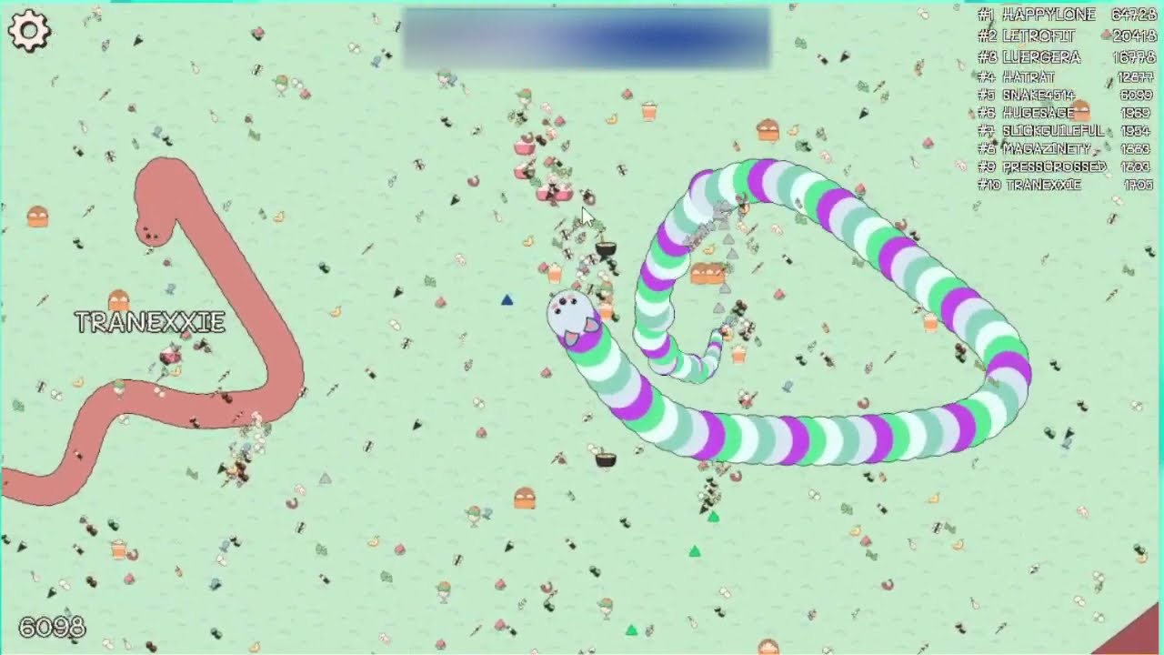 SUSHI PARTY SNAKE GAME - HOW TO BE BIGGEST SNAKE IN SECONDS !!!