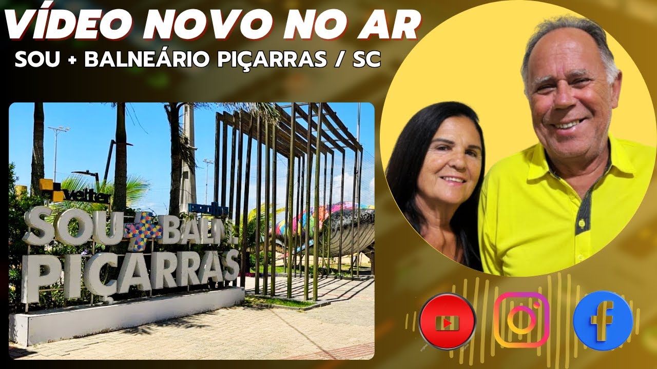 Que Chique essa Cidade de Balneário Piçarras SC   ( orla da praia)