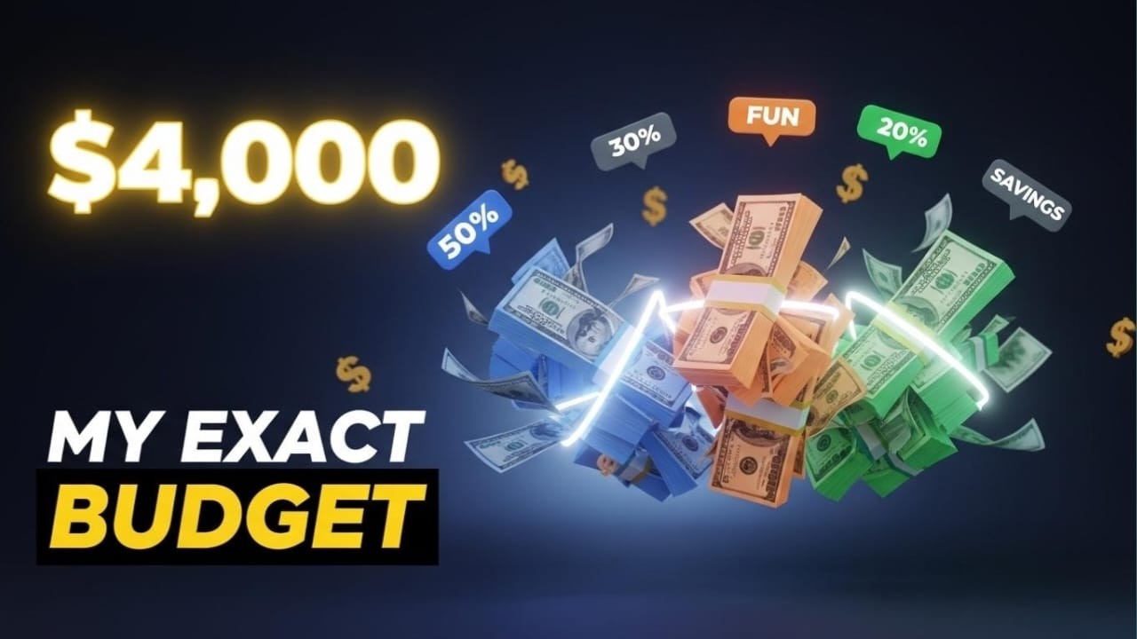 I Make $4,000/Month - Here's My EXACT Budget Breakdown