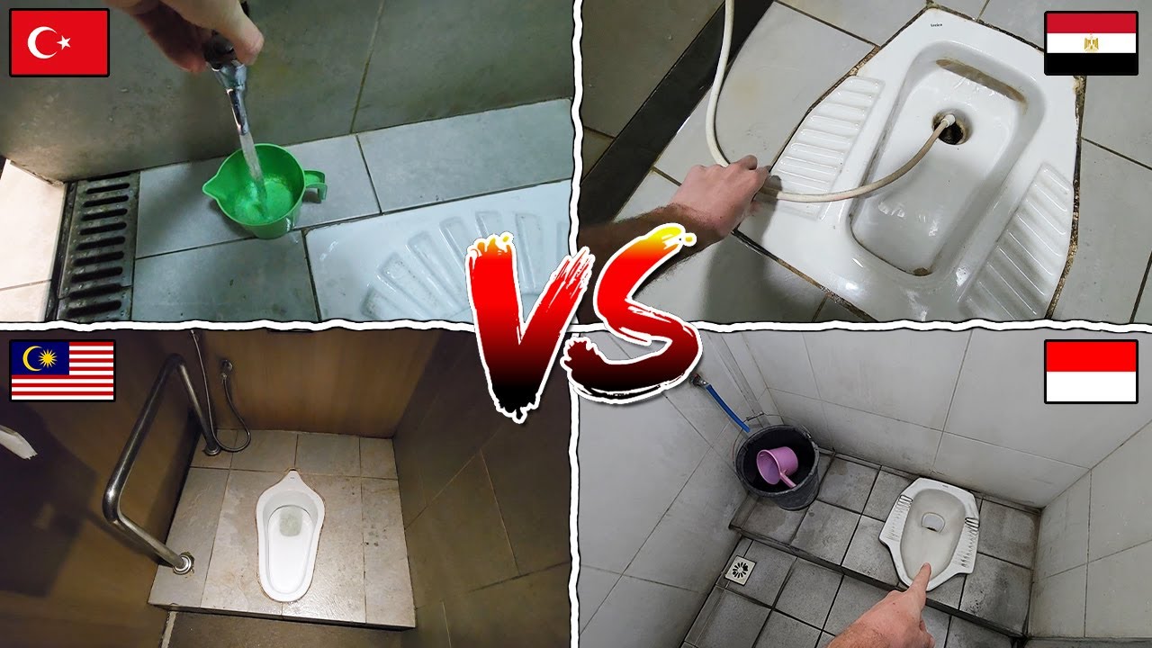 Toilet Showdown: Turkey vs Egypt vs Indonesia vs Malaysia | Who Wins?