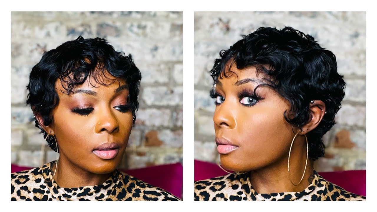 $20 HUMAN HAIR PIXIE!! A MUST! Sensationnel 100% Human Hair Empire Wig - JADA