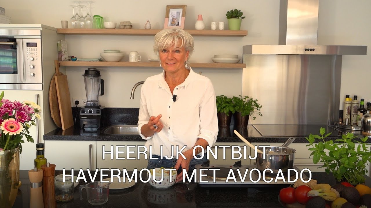 Heerlijk ontbijt: havermout met avocado