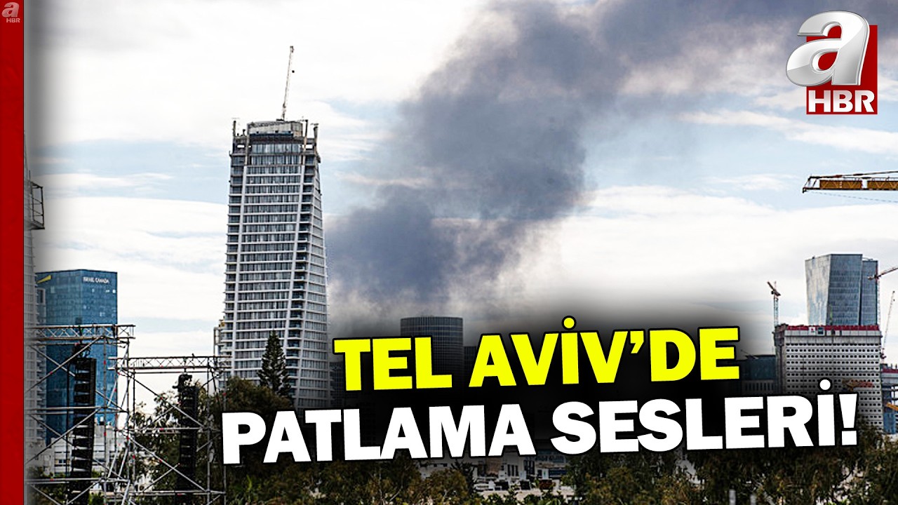 Tel Aviv'de patlama sesleri! Tahran İsrail'e füze saldırısı başlattı | A Haber